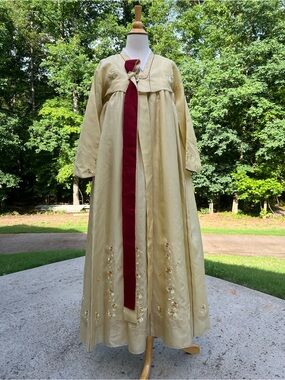 Complete 5-Piece Vintage Traditional Korean Hanbok Set